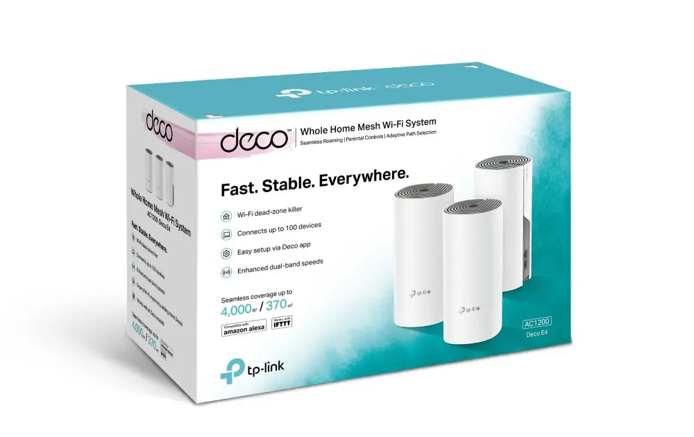 TP-Link Mesh Wifi Deco E4 (3-Pack)