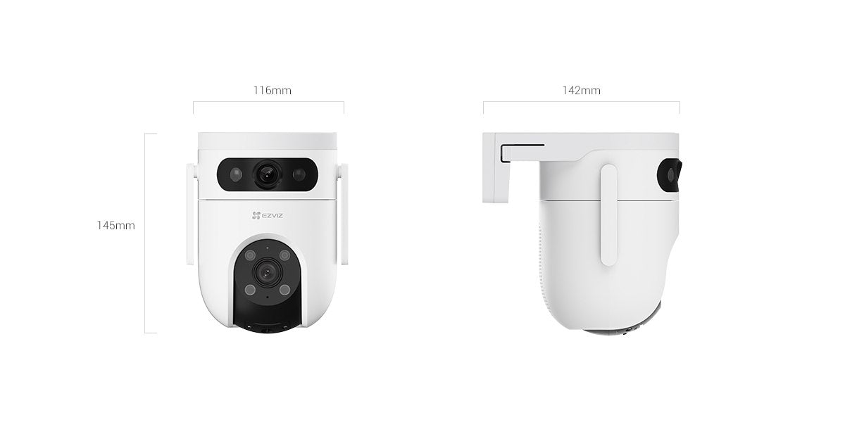 H9c Dual-Lens Pan & Tilt Wi-Fi Camera 3K & 3K