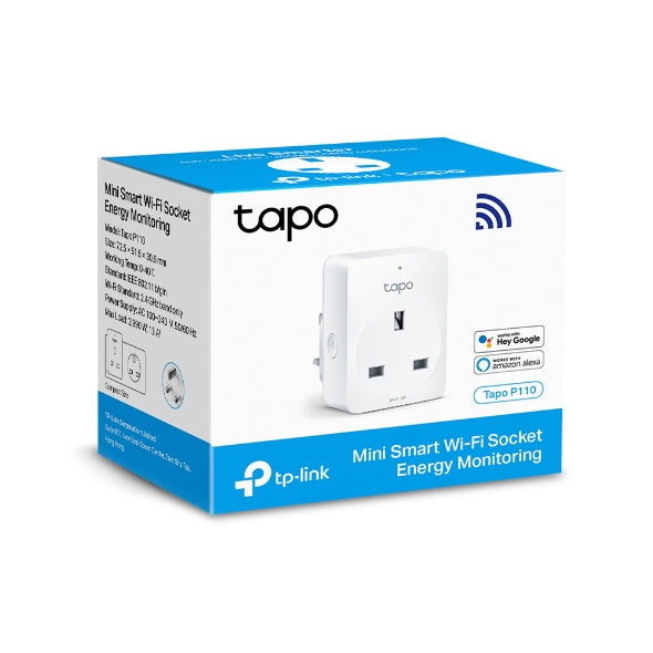 TP-Link Tapo Mini Smart Wi-Fi Socket, Energy Monitoring P110(EU)
