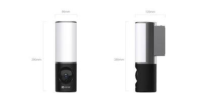 EZVIZ LC3 Smart Security Wall-Light Camera