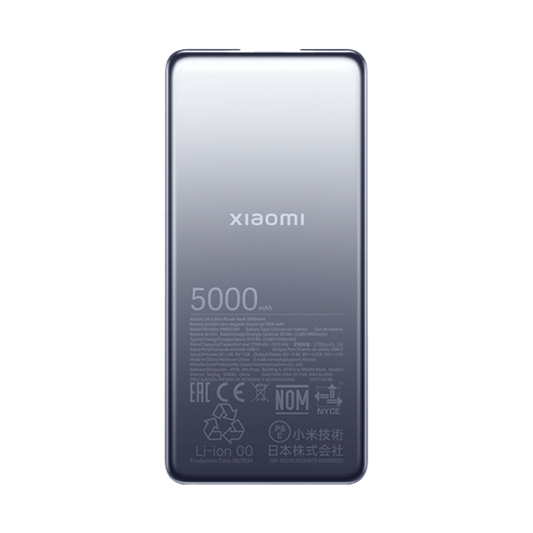 Xiaomi Ultra Slim Power Bank 5000mAh GL