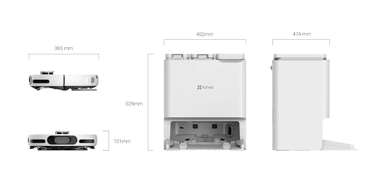 EZVIZ RS20 Pro Robot Vacuum & Mop Combo