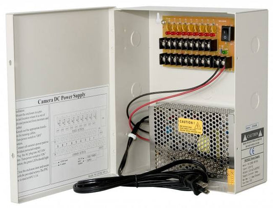 Power Pack with Box 10A, 9 Outputs