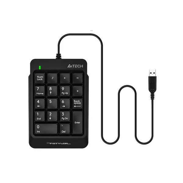 Keypad Fstyler USB A4Tech FK13P Black