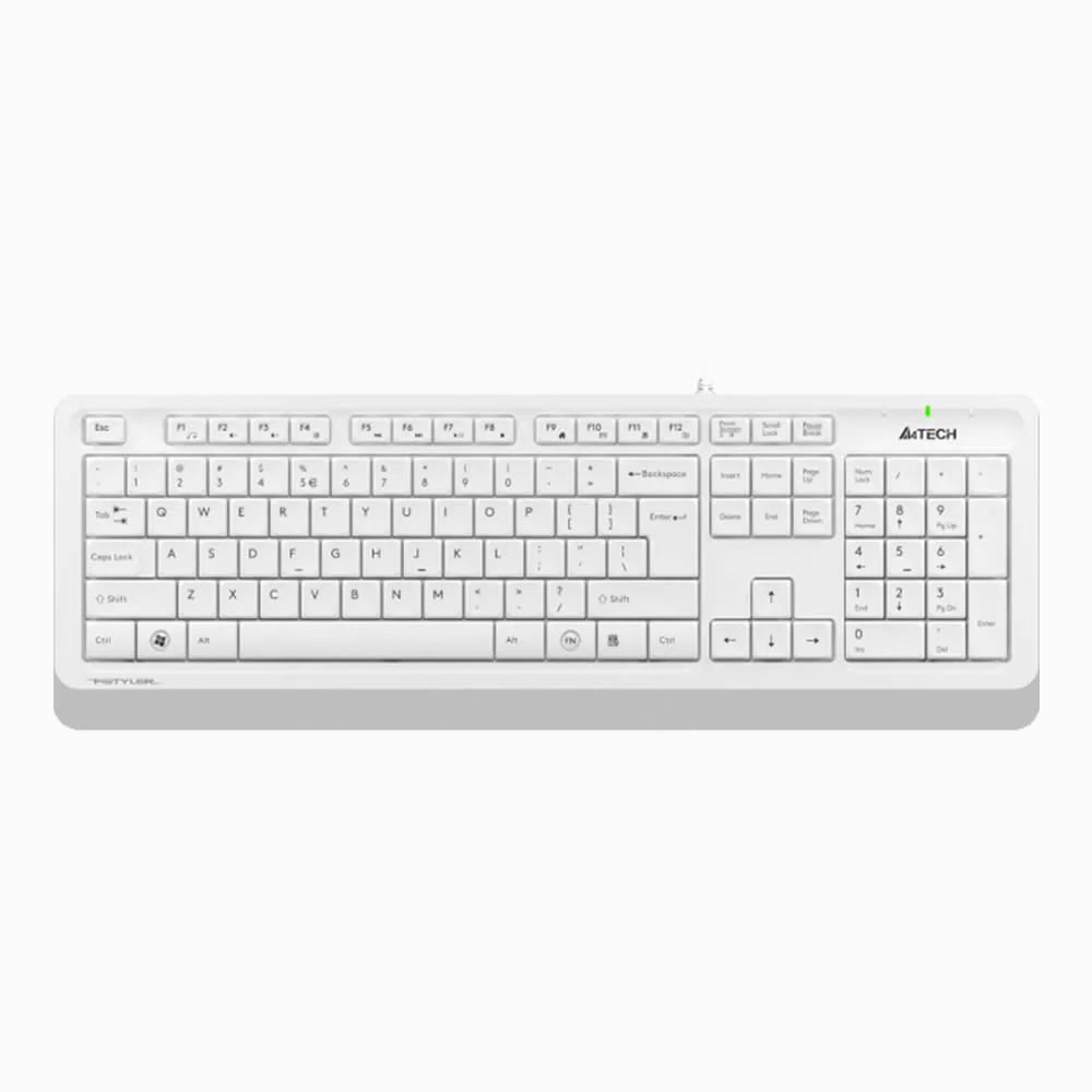 Keyboard Fstyler USB A4Tech FK10 White