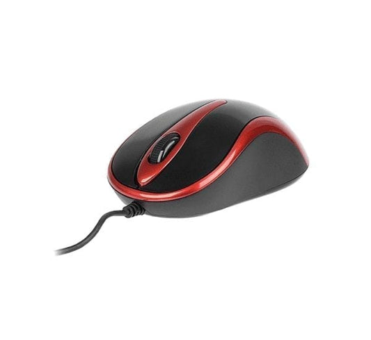 Mouse Usb A4Tech N350-2 Black&Red V-Track Padless