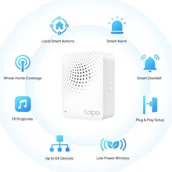 TP-Link Tapo Smart IoT Hub with Chime Tapo H100