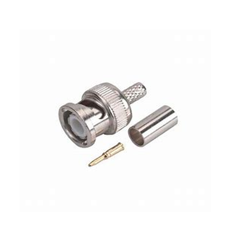 BNC Male Crimp 3 Pieces