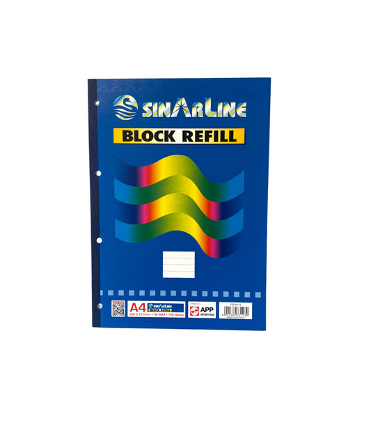Sinar Refill Pad 4 Holes 100 Sheets