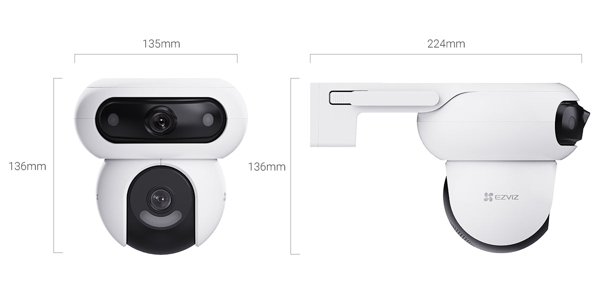 H90 Dual-Lens Pan & Tilt Wi-Fi Camera 2K⁺ & 2K⁺