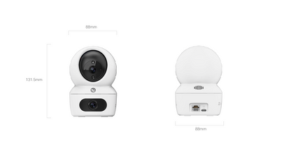 EZVIZ H7C Dual-Lens Pan & Tilt Wi-Fi Camera 2K⁺ & 2K⁺