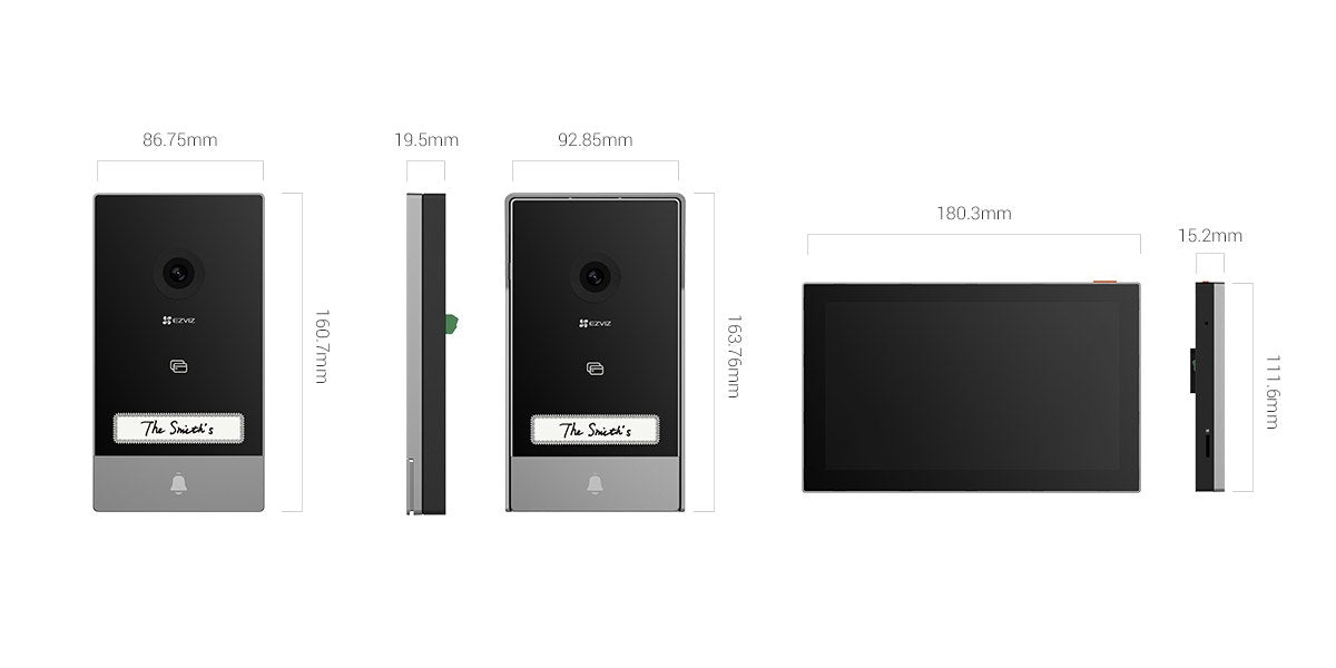 HP7 2K Smart Home Video Doorphone