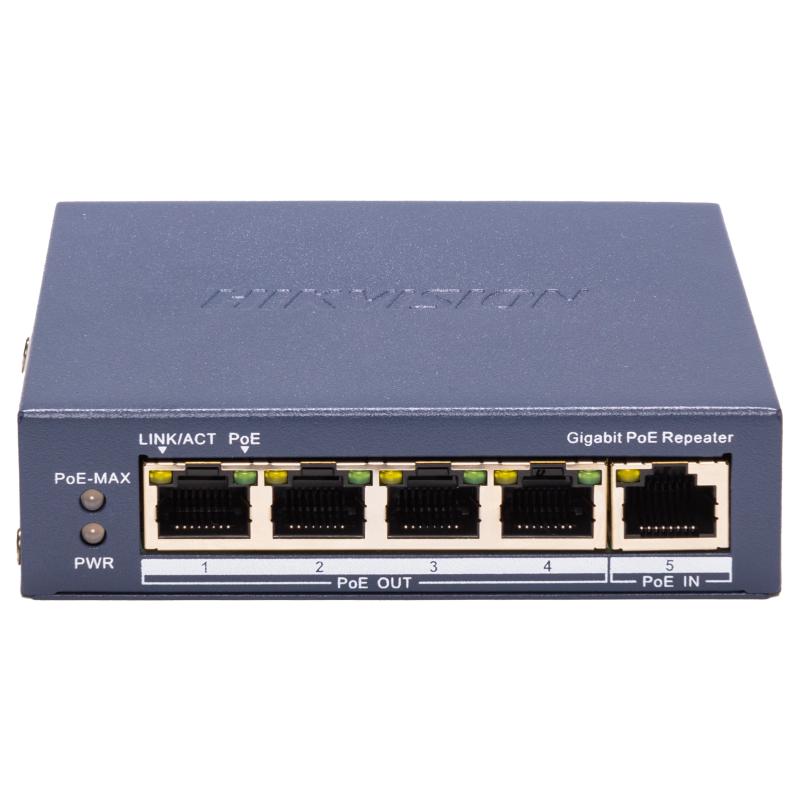 Gigabit PoE Repeater - DS-3E0505P-E/R
